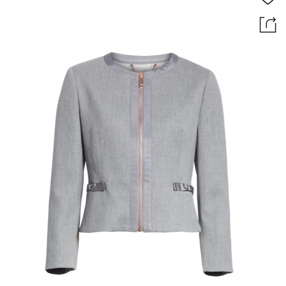 TED BAKER
Nadae Cropped Textured Jacket -NWT
